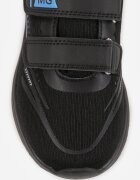 badoxx Pantofi Sport Tip Sneakers Negri cu scai cu talpă din spumă Delmavia