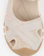 badoxx Sandale bej sport cu branț din piele decorate cu decupaje Natirela
