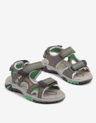 badoxx Sandale Gri-Portocalii în Stil Sportiv cu Branț din Piele Odairis