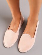  Balerini roz slip-on pe talpă plată Assily