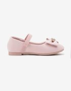  Balerini Roze Plate cu Fundă Brant din Piele și Curea Decorativă Daivon