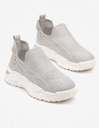 ballada Adidași Gri slip-on din plasă cu imprimeuri în relief Nusellia
