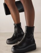 ballada Botine Negre cu platformă în stil Grunge Firivine
