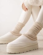ballada Cizme de zăpadă Bej Căptușite pe platformă cu broderie decorativă Reitenna