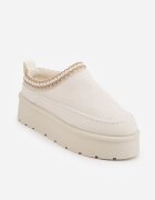 ballada Cizme de zăpadă Bej Căptușite pe platformă cu broderie decorativă Reitenna