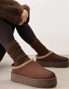 ballada Cizme de zăpadă joase pe talpă groasă cu broderie Dewia Maro