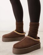 ballada Cizme de zăpadă joase pe talpă groasă cu broderie Dewia Maro