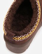 ballada Cizme de zăpadă joase pe talpă groasă cu broderie Dewia Maro