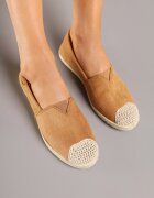 ballada Espadrile Maro cu decorațiuni din împletitură și inserție elastică Nelithae