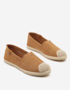 ballada Espadrile Maro cu decorațiuni din împletitură și inserție elastică Nelithae