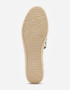 ballada Espadrile negre cu împletitură și broderie florală Alenara