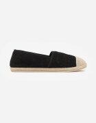 ballada Espadrile Negre Din Dantelă Cu Împletitură Pe Vârf Zynava