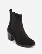 ballada Ghete Negre cu toc tip Chelsea Candria
