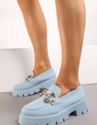 ballada Mocasini Albastru deschis
