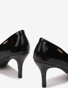 ballada Pantofi stiletto Negri Lăcuiți cu Vârf migdală Loso