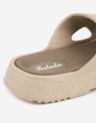 ballada Papuci de piscină din spumă pe talpă groasă Atexia Bej închis