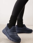 ballada Sneakers de iarnă bleumarin matlasate pe platformă groasă în relief Verta
