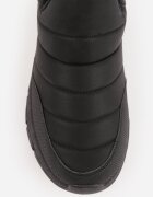 ballada Sneakers Negre Matlasate Ghete de zăpadă pe Platformă Groasă Embosată Verta