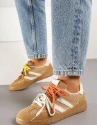 be.sport Adidași Maro cu Șireturi Duble și Model Geometric Telanielia
