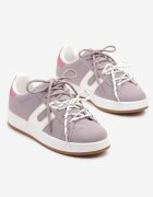 be.sport Adidași Mov cu Model Geometric Telawiela
