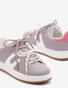 be.sport Adidași Mov cu Model Geometric Telawiela