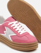 be.sport Sneakers Fucsia cu Talpă de Cauciuc cu Model Geometric Tolionne