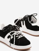 be.sport Sneakers Negre cu Model Geometric Telaviv