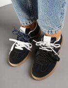 be.sport Sneakers Negri cu Legături Duble și Model Geometric Telanielia