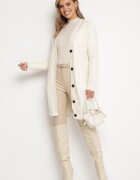 belcci Cardigan Clasic Bej deschis structurat cu buzunare Venithae
