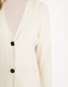 belcci Cardigan Clasic Bej deschis structurat cu buzunare Venithae