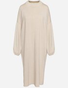 belcci Rochie tip cutie bej cu vâscoză decorată cu fir metalic Arfalea
