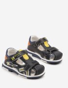 bellamila Sandale bleumarin cu model geometric Linasenia