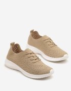 bellucci Sneakers Bej cu fața perforată Grellio