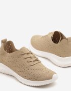 bellucci Sneakers Bej cu fața perforată Grellio