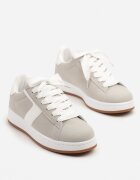 bellucci Sneakers Gri Decorați cu o baretă Zrulla