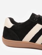 berrozio Sneakers din piele cu vârf lat în stilul pantofilor de tenis Zaye Negri