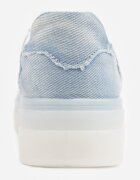 bestelle Adidași Albastre cu Talpă Groasă Decorate cu Denim Eriphithea