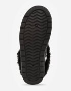 bestelle Ghete de zăpadă joase cu panglică decorativă și blăniță Lomarae Negre