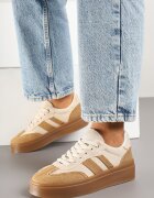bestelle Sneakers Bej cu Talpă de Cauciuc Ardislo