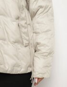 bh forever Geacă windbreaker matlasată bej deschis cu glugă și buzunare laterale Dairel