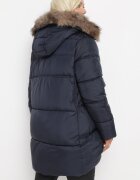 bh forever Jachetă bleumarin cu glugă și blană artificială Tsani