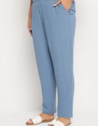 bh forever Pantaloni Albaștri cu Croi Drept cu Elastic în Talie Filavia