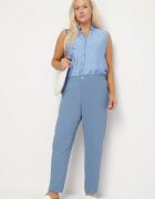 bh forever Pantaloni Albaștri cu Croi Drept cu Elastic în Talie Filavia
