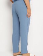 bh forever Pantaloni Albaștri cu Croi Drept cu Elastic în Talie Filavia
