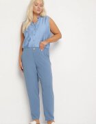 bh forever Pantaloni Albaștri cu Croi Drept cu Elastic în Talie Filavia