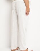 bh forever Pantaloni Albi cu in cu croi clasic Liravaia