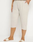bh forever Pantaloni bej cu elastic în talie 7/8 Tenimira