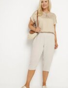 bh forever Pantaloni bej cu elastic în talie 7/8 Tenimira