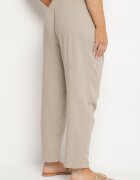 bh forever Pantaloni Bej cu In cu Croială Clasică Liravaia