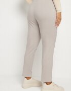 bh forever Pantaloni Bej cu Viscoză și Nasturi Decorativi Tenzina